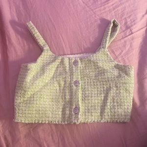 Cropped Zara tank top